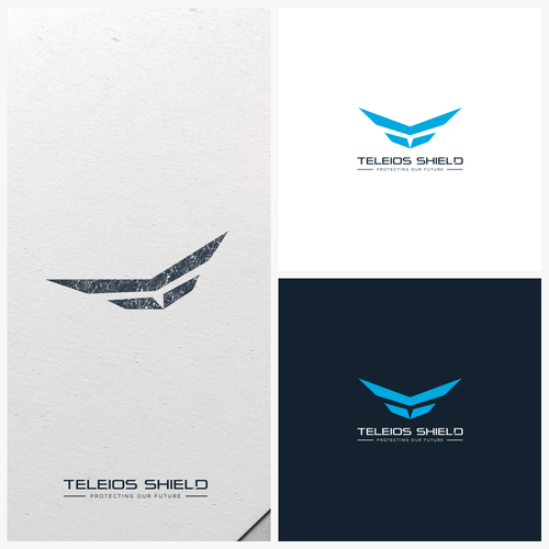 Security logo with the title ''Teleios' Concept For Teleios Shield'