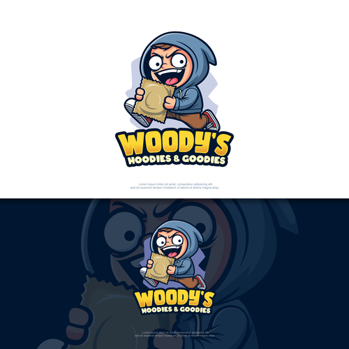 Condom design with the title 'Mascot Logo Character, cartoon for Condom Ads'