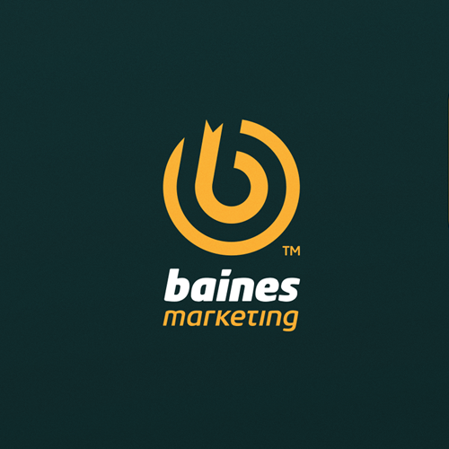 Gear design with the title 'Baines Marketing'