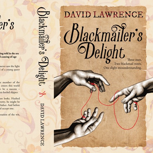 Historical romance book cover with the title 'Blackmailer's Delight'
