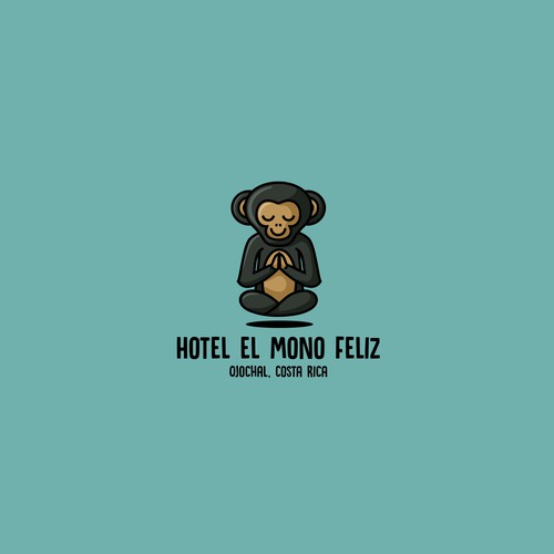 Meditation logo with the title 'Monkey'