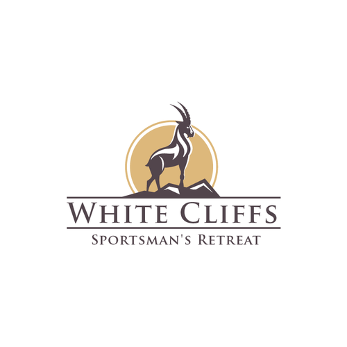 Goat milk logo with the title 'White Cliffs'