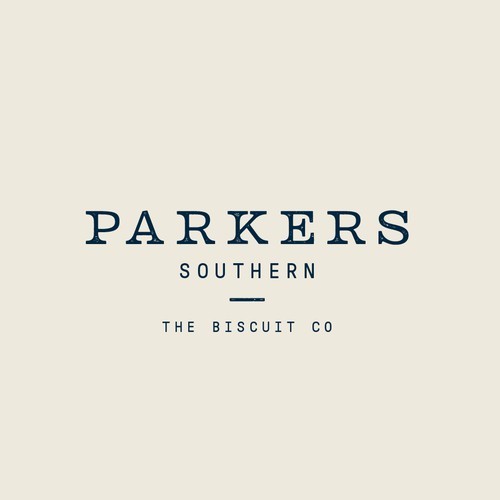 Design with the title 'Simple Identity Design for Parkers Southern'