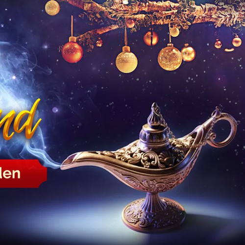 Party design with the title 'Banner for an amazing christmas party'