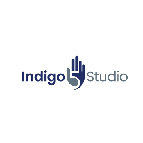 Studio logo with the title 'Indigo 5 studio'
