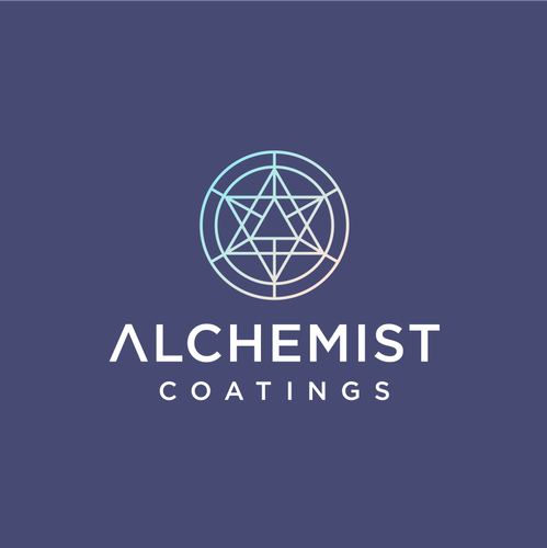 Alchemy design with the title 'Logo for spray painting specialist Alchemist Coatings'