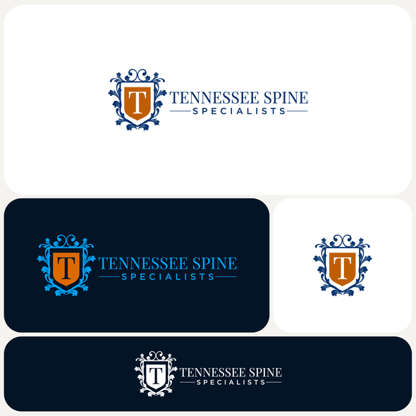 Medical design with the title 'Logo design for Tennessee Spine Specialists'
