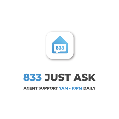 Support logo with the title 'Logo Concept for Real Estate Support Company'