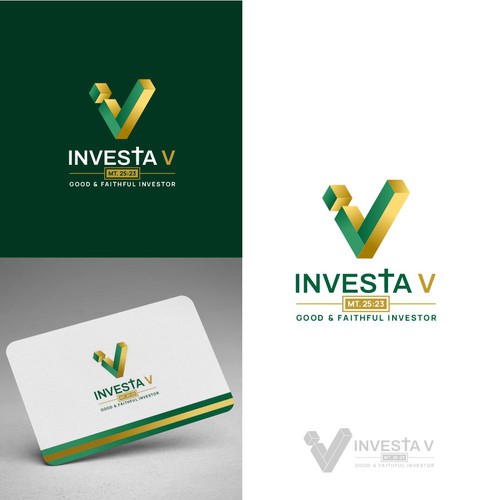 Investment brand with the title '3d Bold Logo for Investing Company'