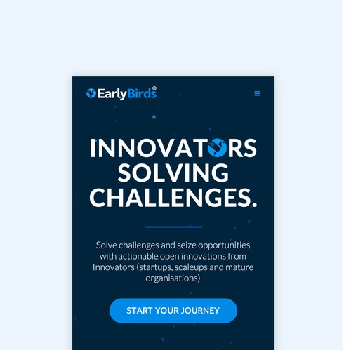 Space website with the title 'Apply your creativity to transition us from a Startup to a scaleup company'