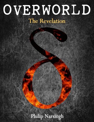 Mystical book cover with the title 'Book cover for fiction novel'