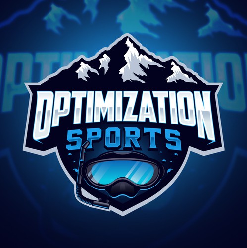 Diver logo with the title 'Optimization Sports'