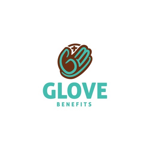 Glove logo with the title 'Iconic Logo for Healthcare Benefits Comoany '