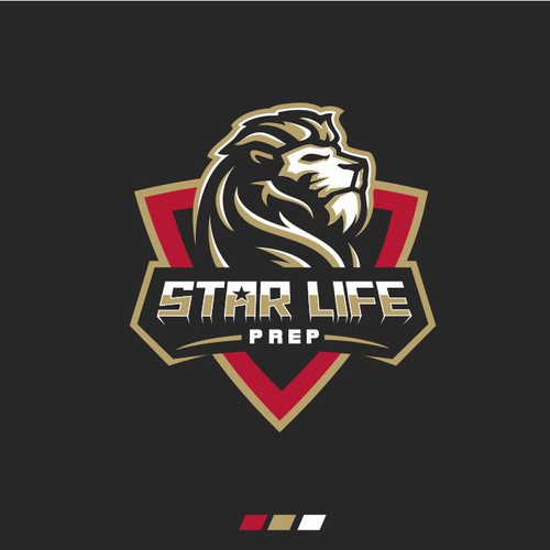 Football design with the title 'Star Life Logo'