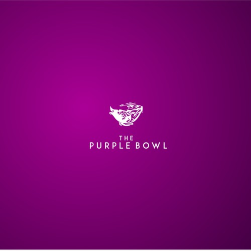 Pen logo with the title 'The Purple Bowl'