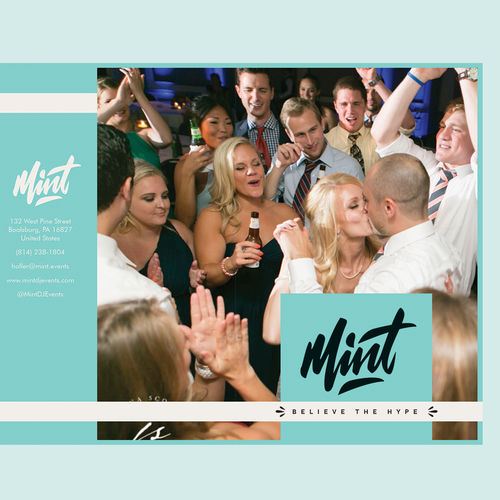 DJ design with the title 'Fresh design for DJ talent'