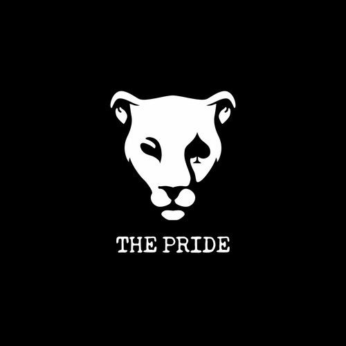 Spade logo with the title 'Lioness Logo - The Pride'