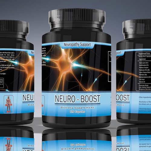 Medical label with the title 'Neuro-Boost'