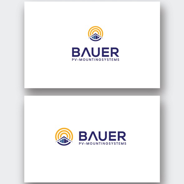 Industrial brand with the title 'Logo for solar panel construction business'