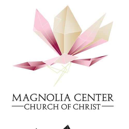 Magnolia design with the title 'magnolia church of christ'
