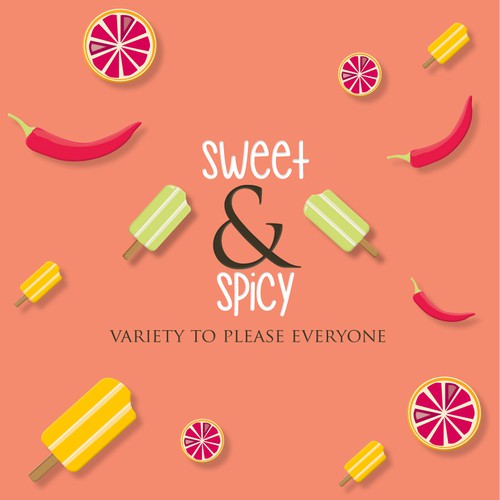 Tangerine  logo with the title 'Sweet & spicy'