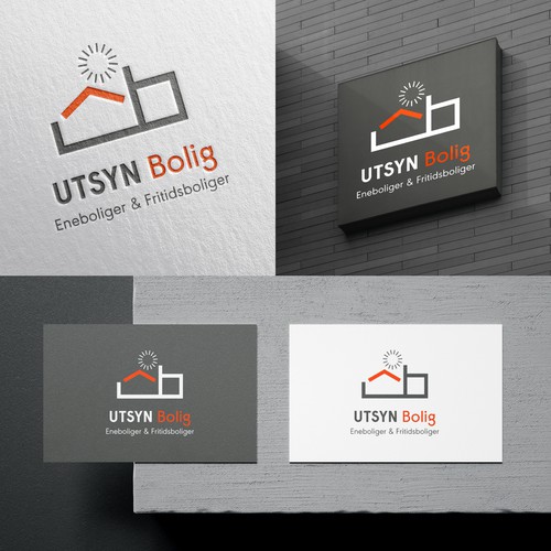 Nordic logo with the title '"UTSYN Bolig" logotype'