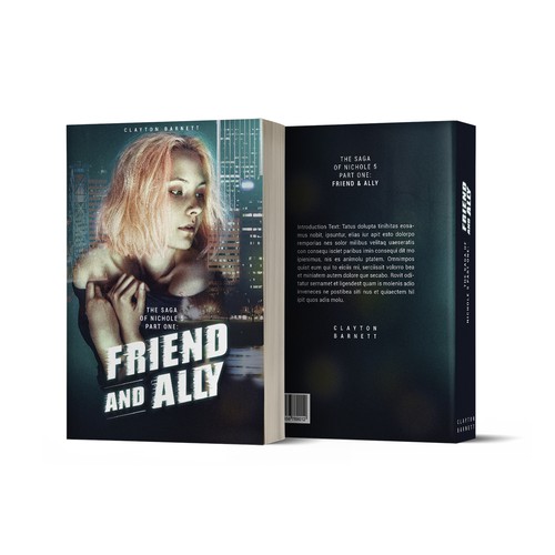 Night book cover with the title 'Sci-fi saga'