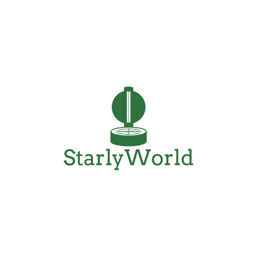 Explorer logo with the title 'Flat logo concept for young explorers'