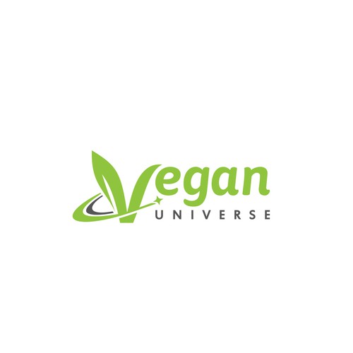 Universe logo with the title 'Logo for Vegan Universe'