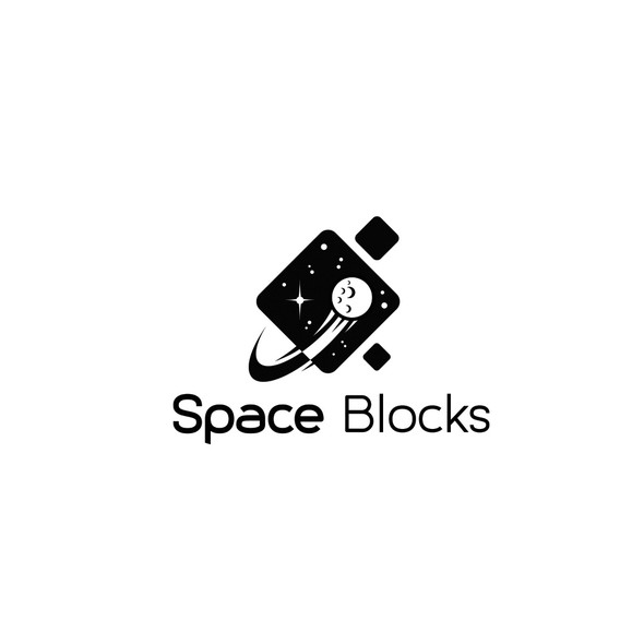 Space design with the title 'Space Planet logo'