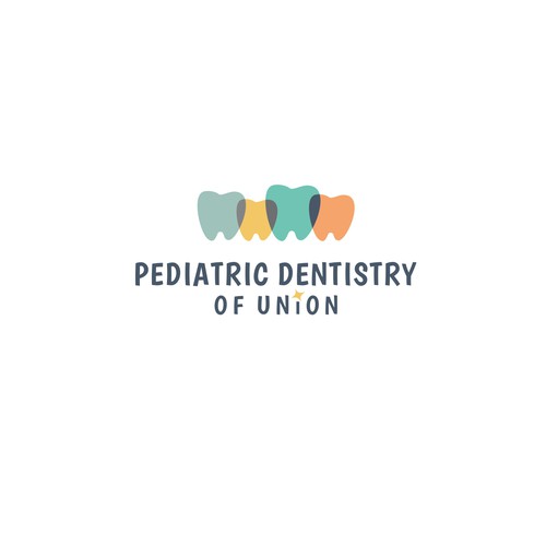 Pediatric design with the title 'Pediatric dentistry of Union '