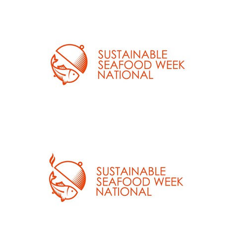 Seafood logo with the title 'Sustainable Seafood Week National event series'