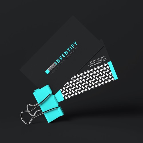 Artistic brand with the title 'Branding for Inventify'