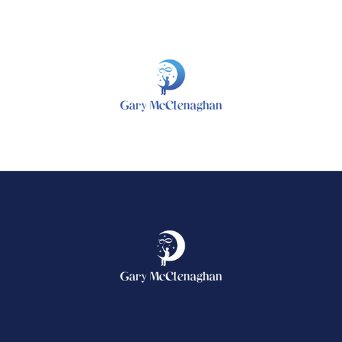 Boy logo with the title 'Logo for an animated voice actor'