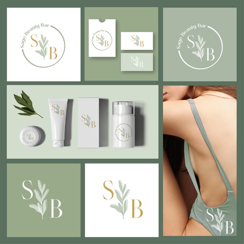 Sage logo with the title 'Sage Beauty Bar'
