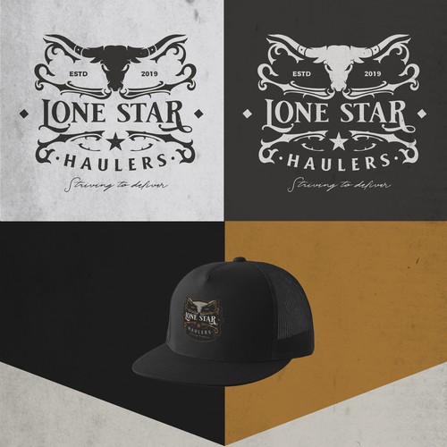 Truck design with the title 'Lone Star Haulers'