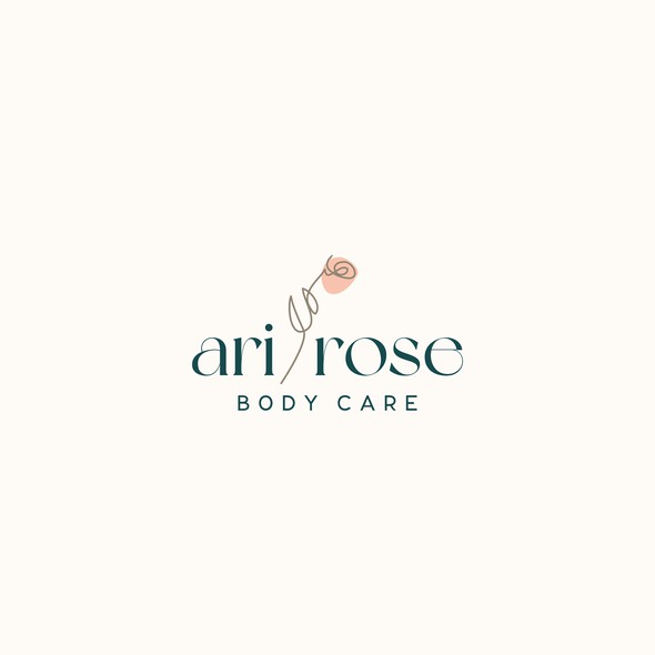 Rose brand with the title 'Rebrand for Ari Rose Body Care'