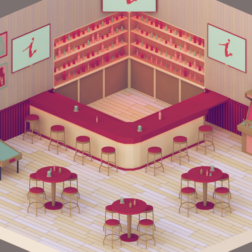 Game design artwork with the title 'land game'