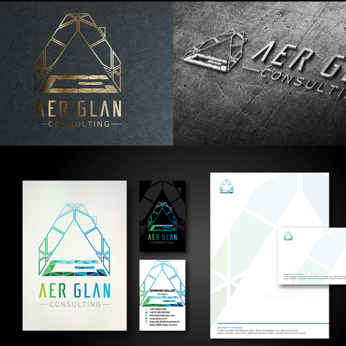 Mortgage brand with the title 'Creative logo concept for Real Estate & Mortgage'