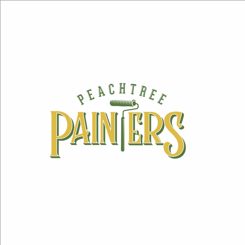 Roller design with the title 'PeachTree Painter'
