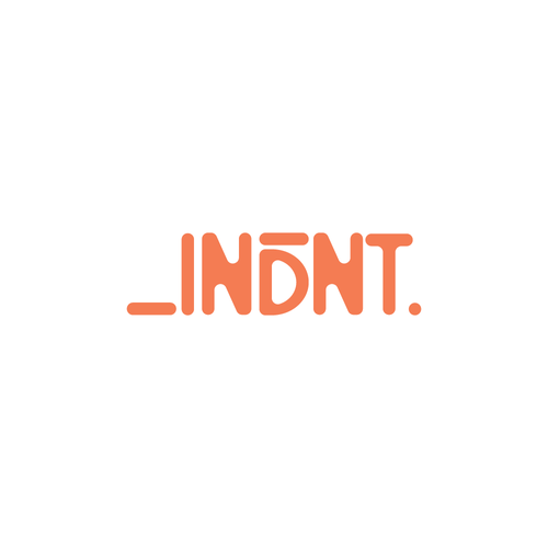 Casual logo with the title 'INDT logo design entry'