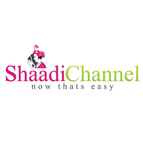 Marriage design with the title 'Logo For Shaadi Channel'