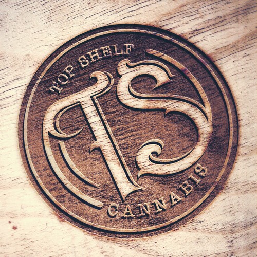 Bourbon logo with the title 'Bold logo concept for a whiskey company'