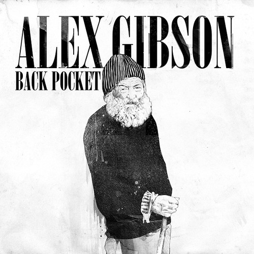 Typography artwork with the title 'Alex Gibson '