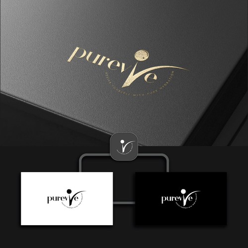 Stroke design with the title 'Purevive'