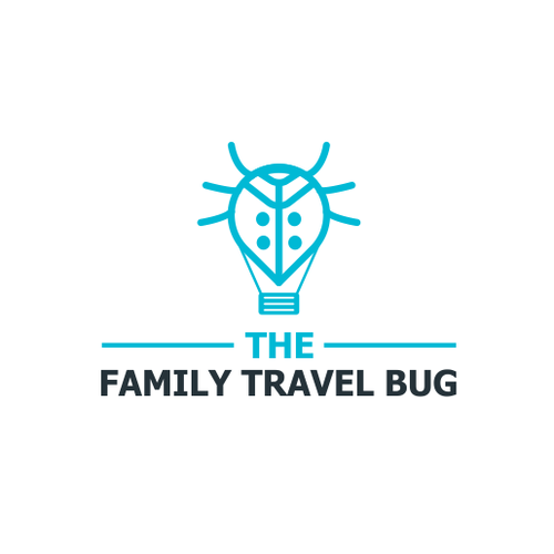 Bug design with the title 'the family travel bug'