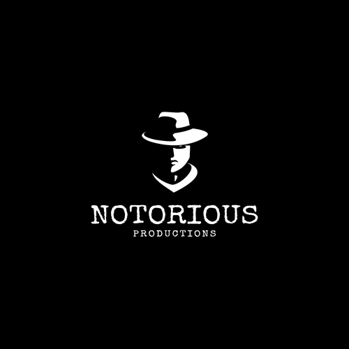 Gangster logo with the title 'Simple logo for a Film & Television Production Company'