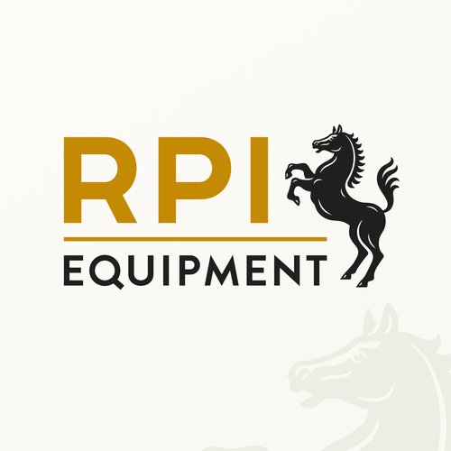 Heavy equipment logo with the title 'RPI '