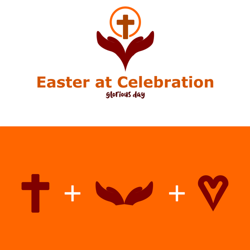 Celebration logo with the title 'Easter Celebration design'