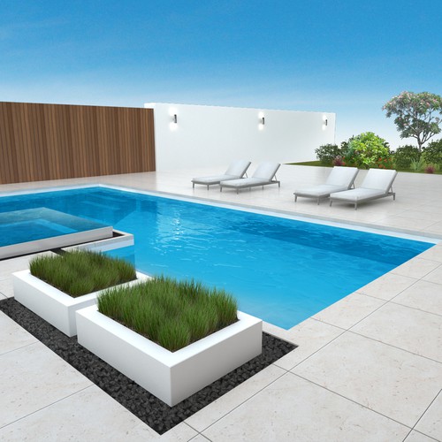 Pool design with the title 'Pool design'